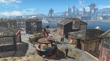 Fallout 4 - NORDHAGEN BEACH - 2.0 - Settlement build tour - NO MODS