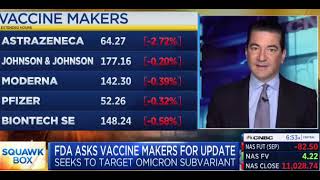 Dr. Scott Gottlieb - different strains, B4 based vaccines  7-1-22