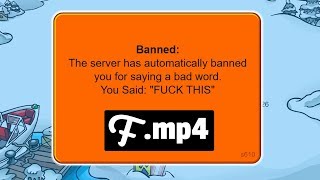 We played club penguin and got banned .mp4