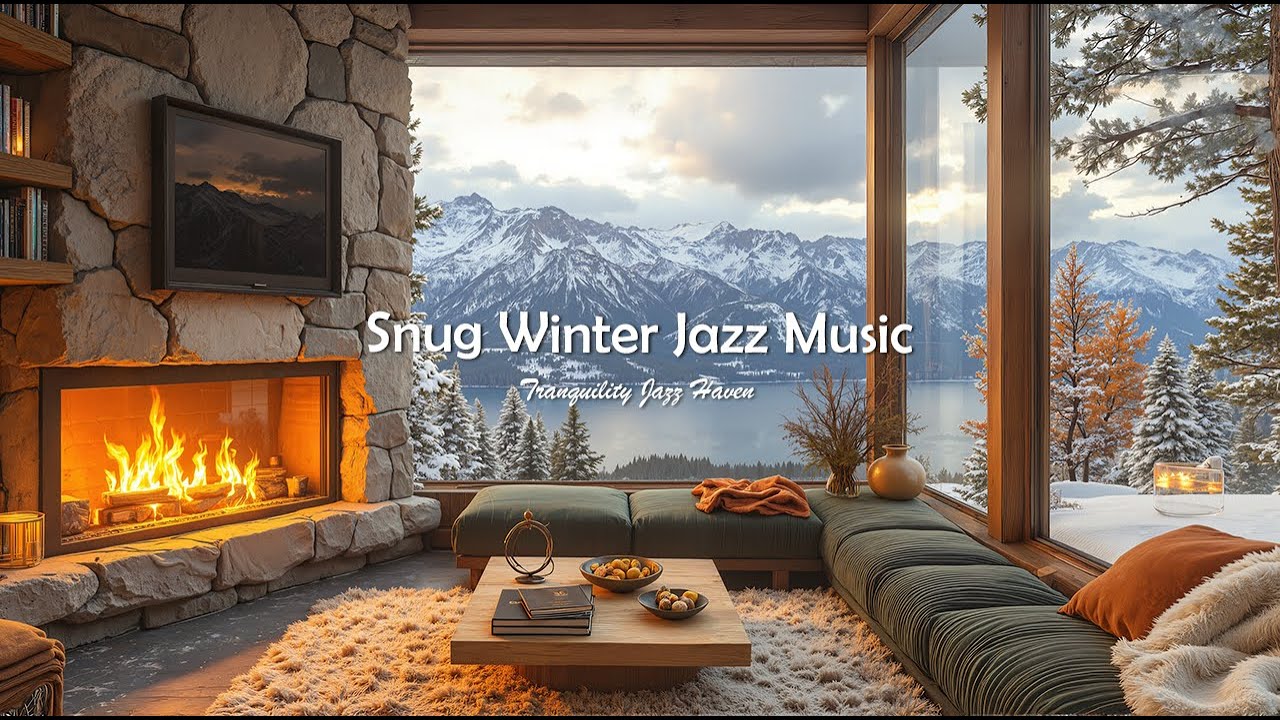 Уютная Зимняя Джазовая Музыка Для Глубокого Расслабления | Мягкий Джаз В Спокойной Атмосфере Кафе...