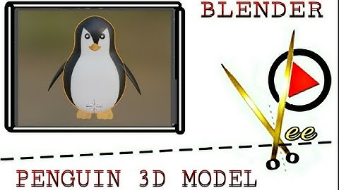 Penguin 3D Model in Blender | Part-2 | Blender Tamil Tutorial | VPee Studios