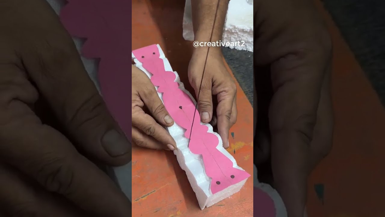 Thermocol Cutting Ideas For Ganpati Decoration Shorts