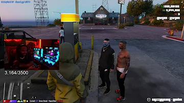 Anthony Davis  Tee Grizzley Link Up On Demon Time in GTA