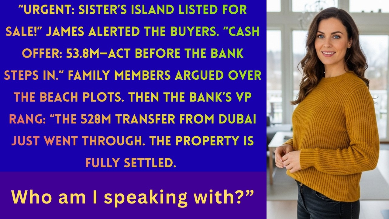“Brother Put My ‘Seized’ Island Up for Sale—Then My Dubai Wire Cleared”