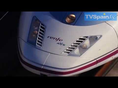 AVE FAST TRAIN Tren de Alta Velocidad Malaga Madrid, TVSpain