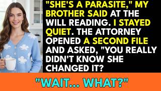 At The Will Reading, My Brother Called Me A Parasite. Then The Judge Opened The Second Envelope A...