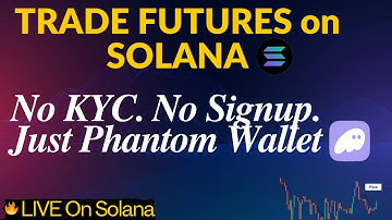 How to Trade FUTURES on Solana Using Phantom Wallet | Jupiter Perps Step-by-Step (No KYC!)