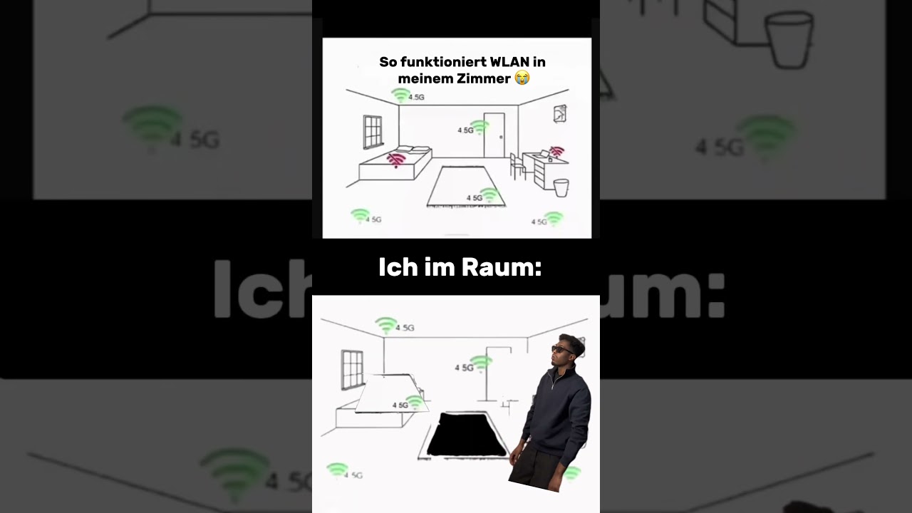 So funktioniert WLAN in meinem Zimmer 😭 