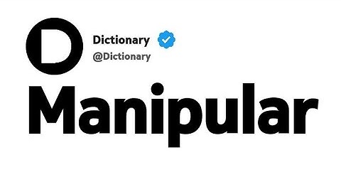 Manipular Significado Em Português 