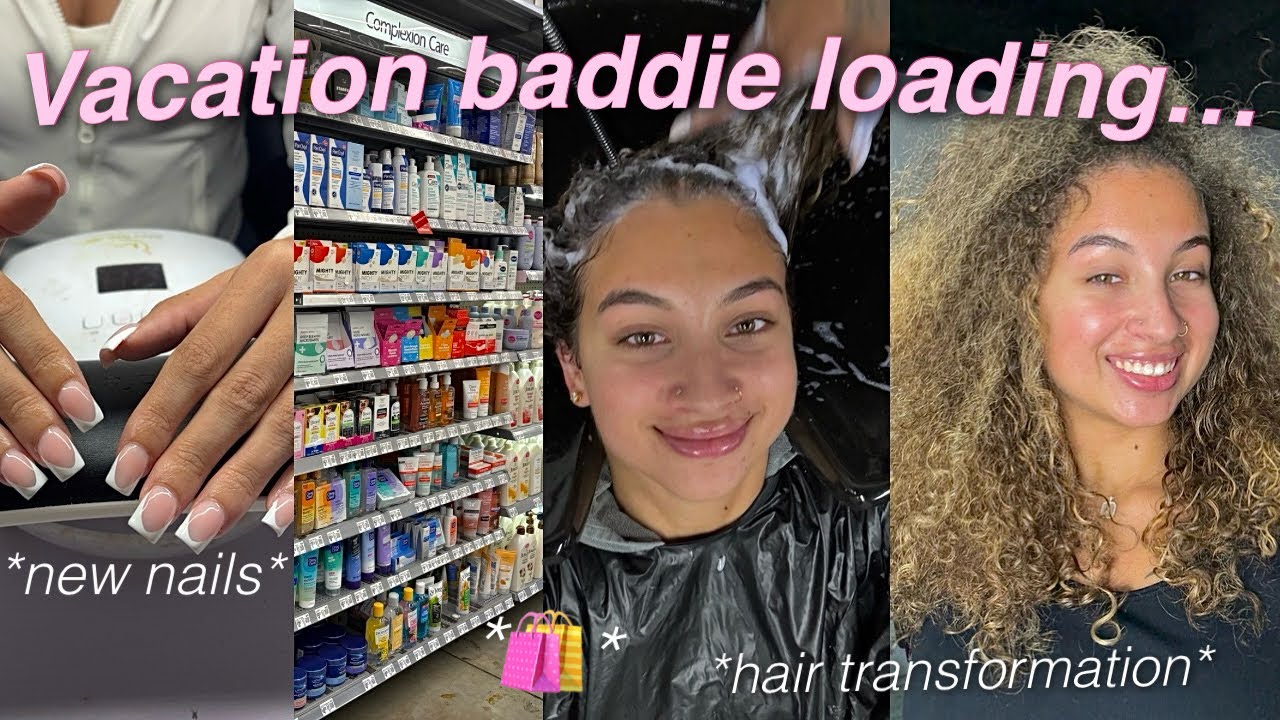 Vlog: Preparing to go on a Free CRUISE...Nails, Brazilian Wax, Shopping, and a Hair Transformation 😍