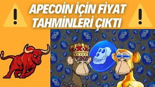 ApeCoin İçin Fiyat Tahminleri Çıktı - ApeNFT / Kripto Haberi Resimi