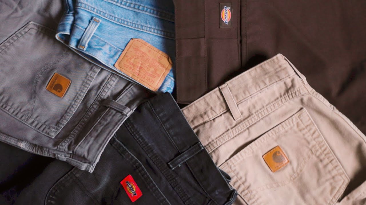 The Best Pants Of The Year 2021 (Carhartt, Dickies, Levi's 501) - YouTube
