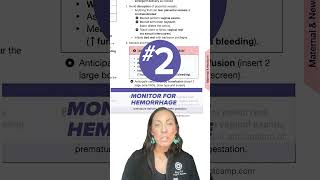 Top 3 NCLEX Interventions on Placenta Previa🧐 #NCLEX #nursingstudent #nursingschool Actualización