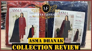 Asma Dhanak New Winter Collection 2024 |Asma Winter Collection 2024 | Maya Fabrics