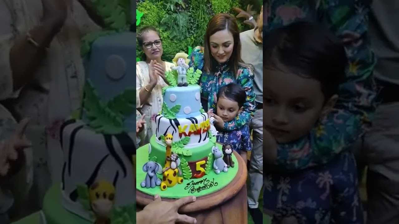 Lockup Fame Nisha Rawal Celebrates 5th Birthday of Son Kavish