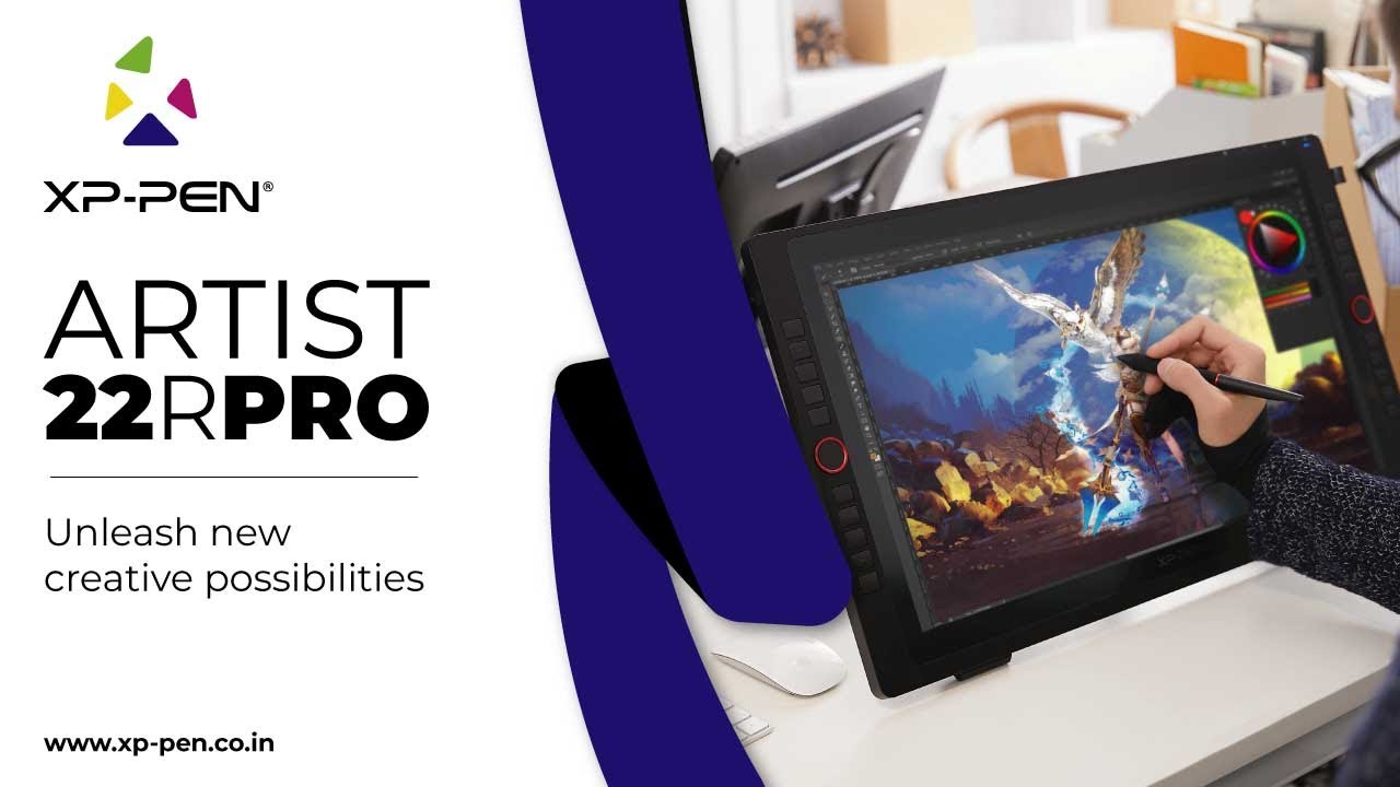 XPPEN Artist 22R Pro Display Tablet with 22 Inch Active Area, 20