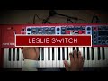 Nord Stage 3 - Leslie Switch Settings