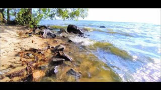 Кременчук. Кременчуцьке водосховище. Україна. Dnipro River/Dniepr River. Ukraine. Recreation, waves.