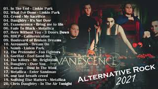 Alternative Rock Compilations - Linkin Park, Metallica, Daughtry, Green Day, Creed, Coldplay, RHCP