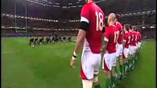 Wales sexy response to Haka !