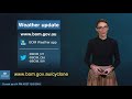 ⚠Weather Update: Cyclone watch declared for NT coast Thursday 15 March 2018