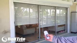 Remote Roll Down Shutter 01