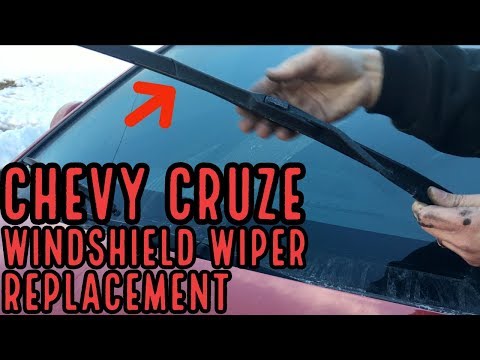 Chevy Cruze Windshield Wipers Replacement - How To - DIY