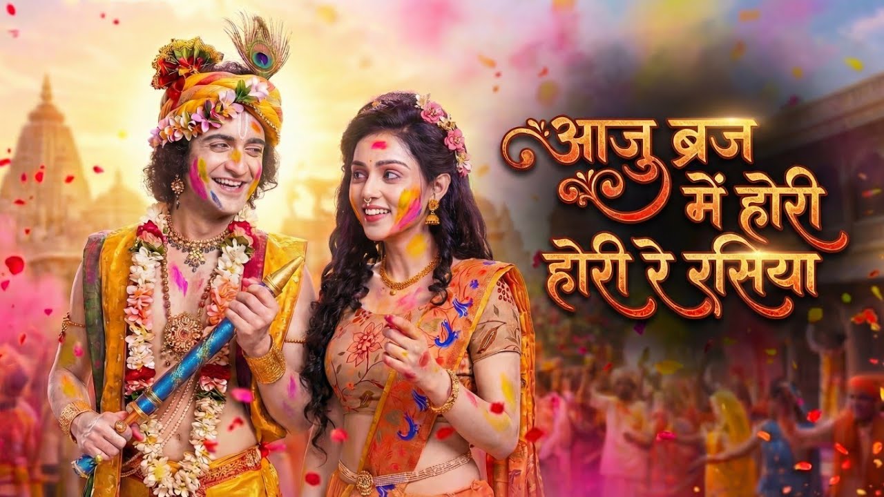 आजु ब्रज में होरी रे रसिया 🌸 | Braj Holi Bhajan | Radha Krishna Holi Special Song