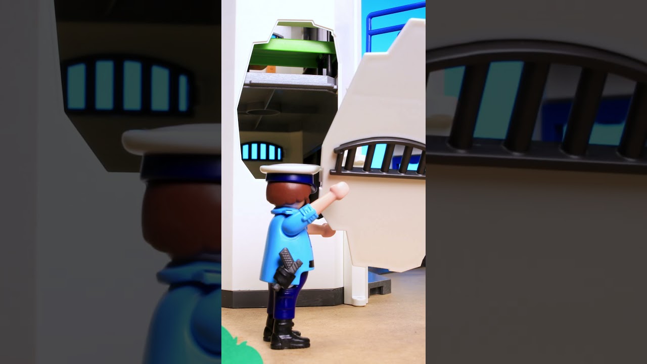 J'AI ARRÊTÉ UNE ÉVASION AVEC DU SCOTCH ! 🩹🚔 | Police Stop Motion (mème d'animation) #playmobil