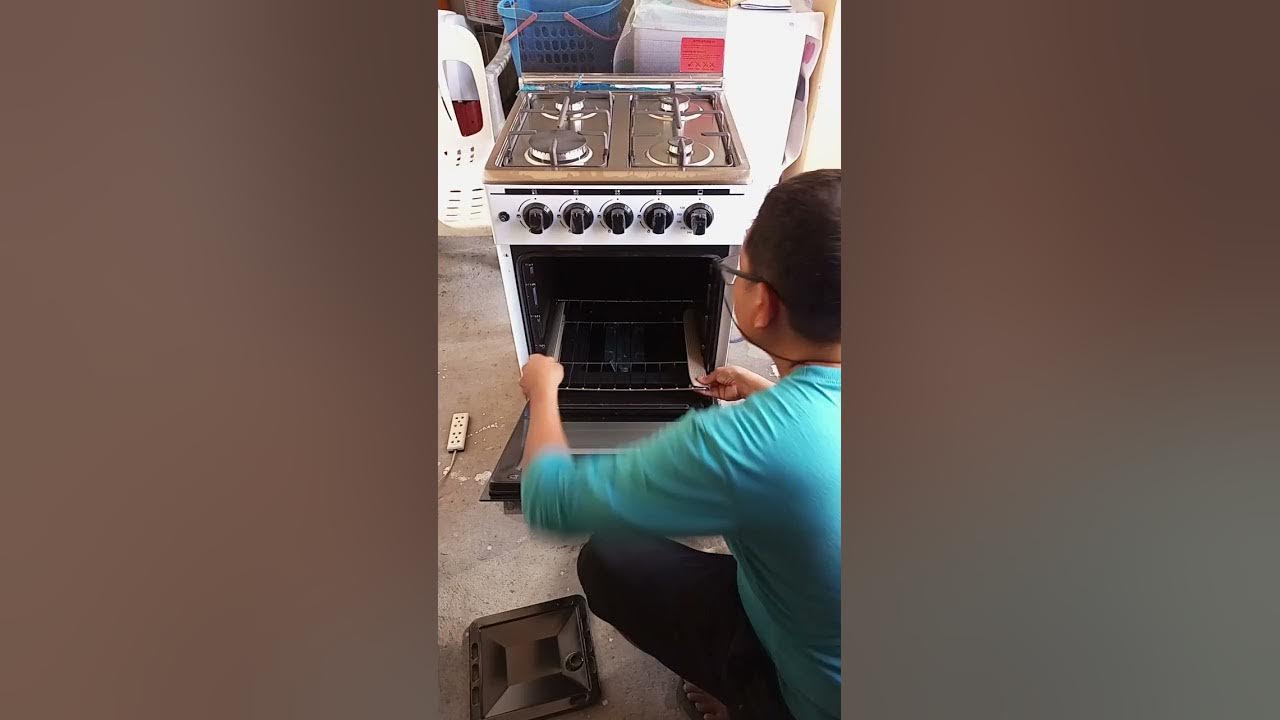 Haier gas range HFS 504G63GO gas installation YouTube