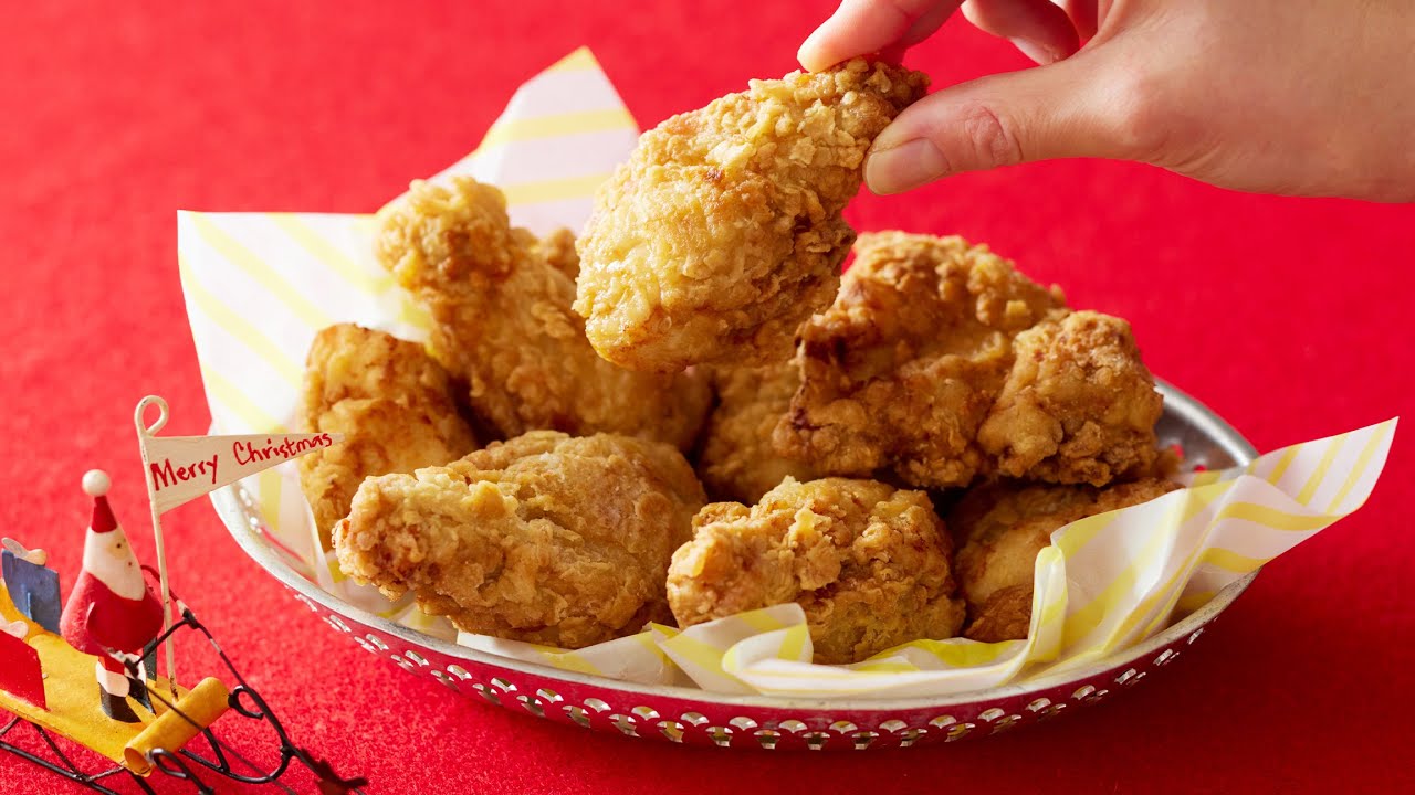 Fried Chicken] No spices needed! Make crunchy and juicy fried