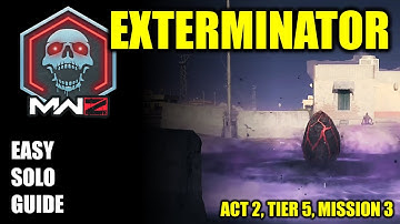 COD MW3 Zombies, Exterminator Solo mission guide (Act 2, Tier 5, Mission 3)