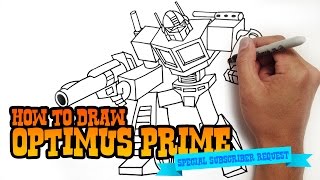 How to Draw Optimus Prime  Transformers