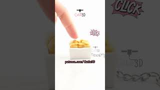 Cutie3D Chicken Nugget Keycap Fidget Clicker Keychain