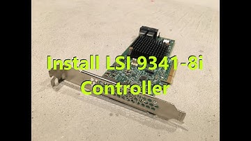 How to install a Dell LSI 9341-8i Raid Controller in to a Precision T7910 Workstation