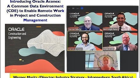 Introducing Oracle Aconex : A Common Data Environment to Enable Remote Work in Projects & Management