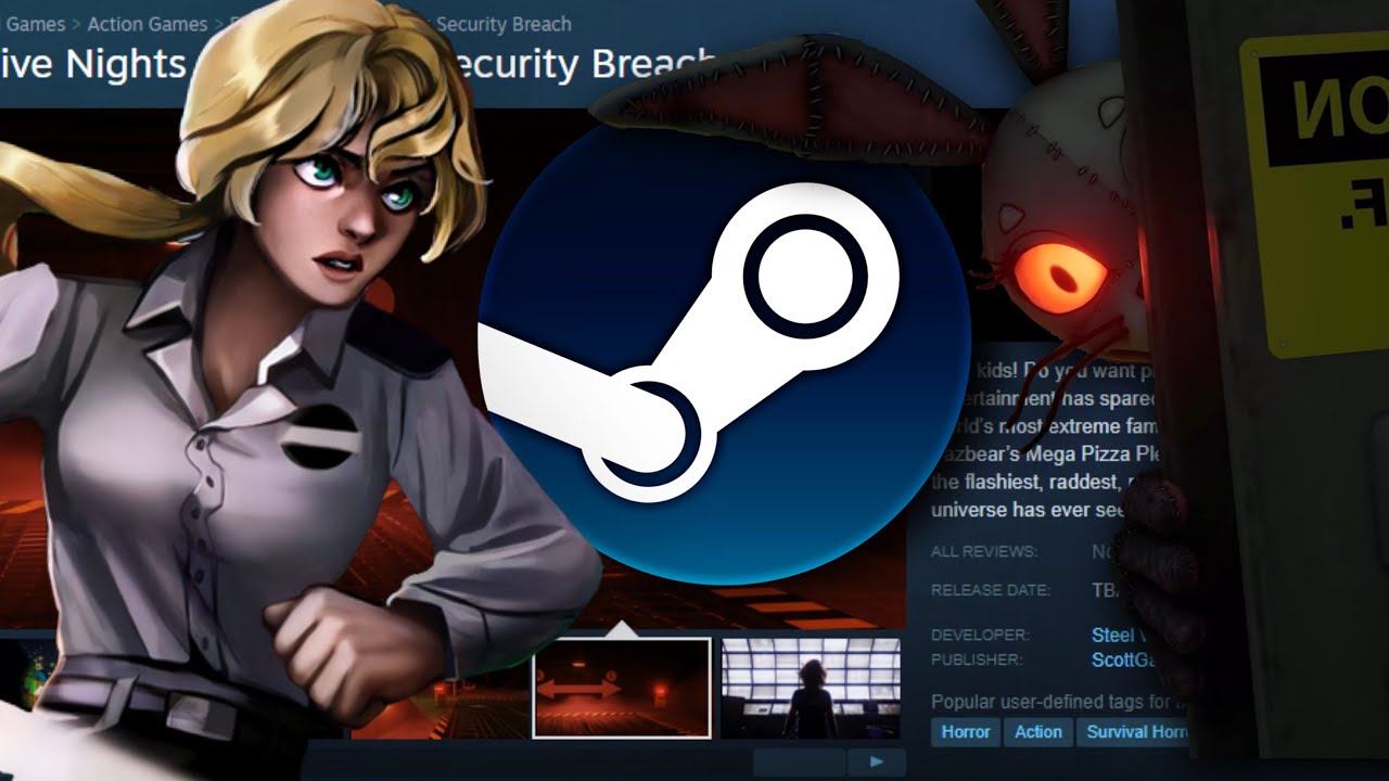 FALSO! ¿Security Breach NO Esta en STEAM? Desmintiendo “Filtraciones” -  YouTube