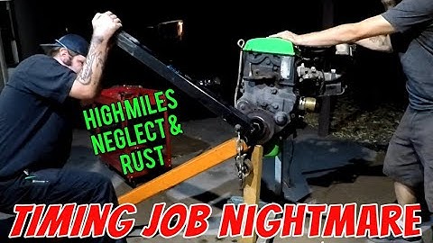 Timing Belt replacement pt 1 | The Nightmare of a neglected Honda | #deadlude