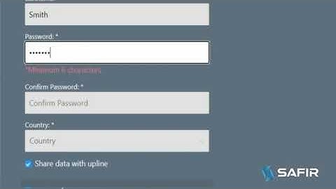 Register account  safir.com/ref/vvjcxx6keh