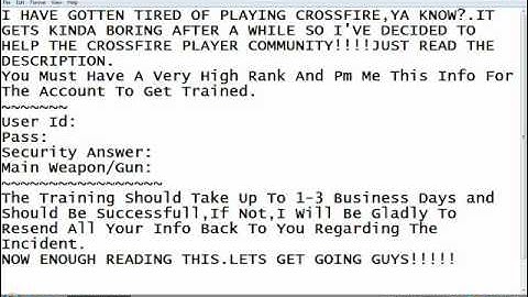 Free Crossfire Trainer 2012 Hurry!LIMITED TIME.