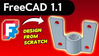 FreeCAD 1.1 Learn Fast &amp; Start Modeling! | WING NUT M42