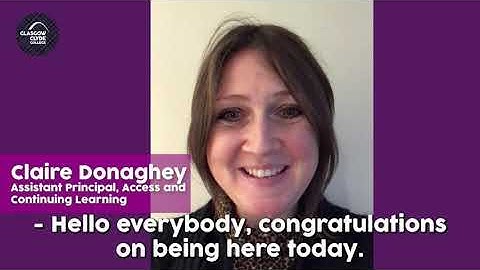 Graduation 2021 - Access and Continuing Learning and Health and Wellbeing