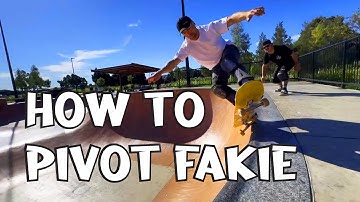 How to Pivot Fakie for beginners