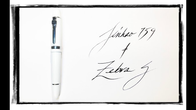 Frankenflex! Noodler's Ahab with a Zebra G – FOUNTAIN PEN INK ART