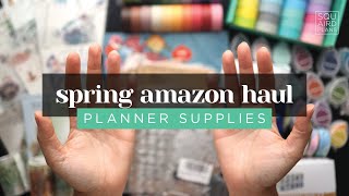 MY SPRING AMAZON HAUL! 2024 Planner Stationery Unboxing (UNSPONSORED)