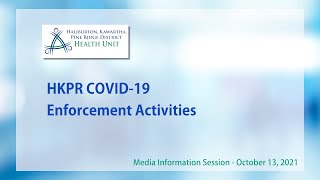 HKPR COVID-19 Enforcement Activities