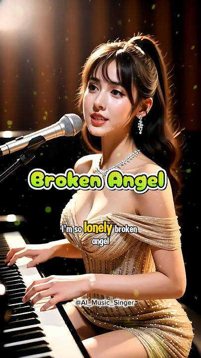 Broken Angel - Lyrics - Arash  #ai #music #singer #beautiful #AI_Mussic_Singer