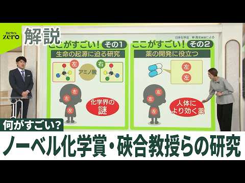 【解説】何がすごい？ノーベル化学賞･硤合教授らの研究  ｢アミノ酸｣に注目