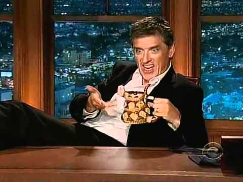 Craig Ferguson Meets Live Snake