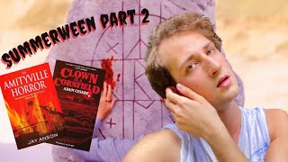 WORST HORROR BOOK EVER!? The Amityville Horror & Clown in a Cornfield outdoor reading vlog!
